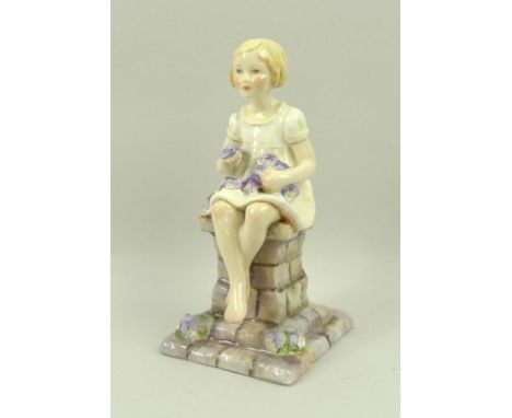 A Royal Worcester figurine 'Sunshine', modelled by F G Doughty, shape number 3083 and Rd number 199940, puce printed mark and