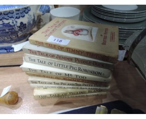 Ten vintage Beatrix Potter volumes 