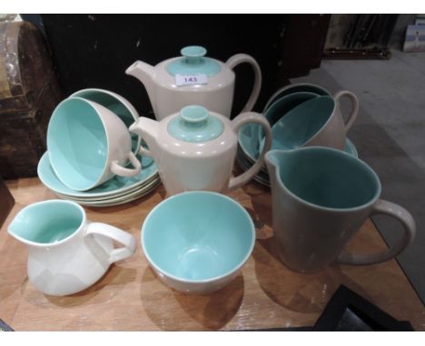A Poole part tea service 