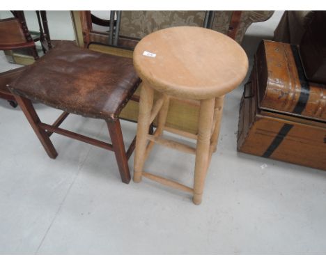 Two vintage stools