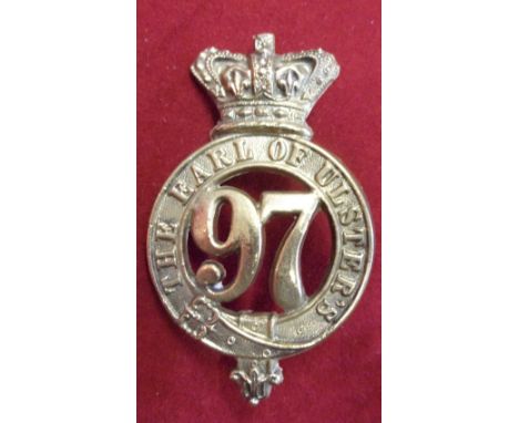 97th The Earl of Ulster's Regiment of Foot (Became 2nd Battalion Queen's Own Royal West Kent Regt) Glengarry and pre-Territor