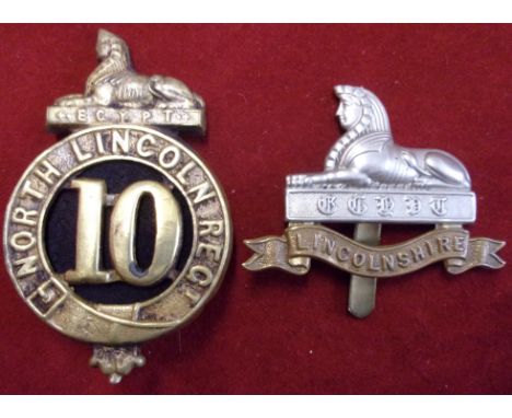 The Lincolnshire Regiment Glengarry 10th (North Lincolnshire) Regiment of Foot and Forage Cap Badge. K&amp;K: 432/600