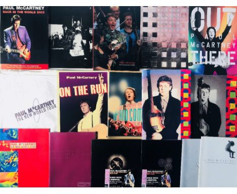 PAUL MCCARTNEY CONCERT/TOUR MEMORABILIA. Collection of Macca mem to include: tIcket stubs (x2) for Kings Dock Liverpool 2003,