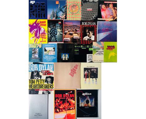 CLASSIC ROCK/PROGRAMMES. 22 original concert/tour programmes to include examples from: Rolling Stones (inc 1976 Knebworth), P