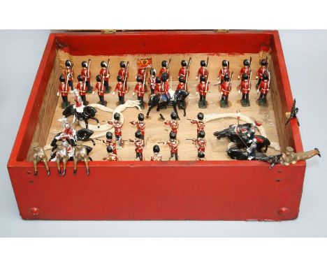 A box of British ''Types of Colonial Army'' and another box of British lead soldiers