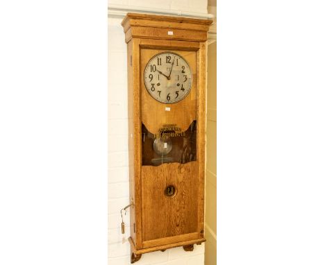 A good International Time Recorder Co ITR industrial time reorder clocking-in clock. Restored condition. Fusee movement Seria