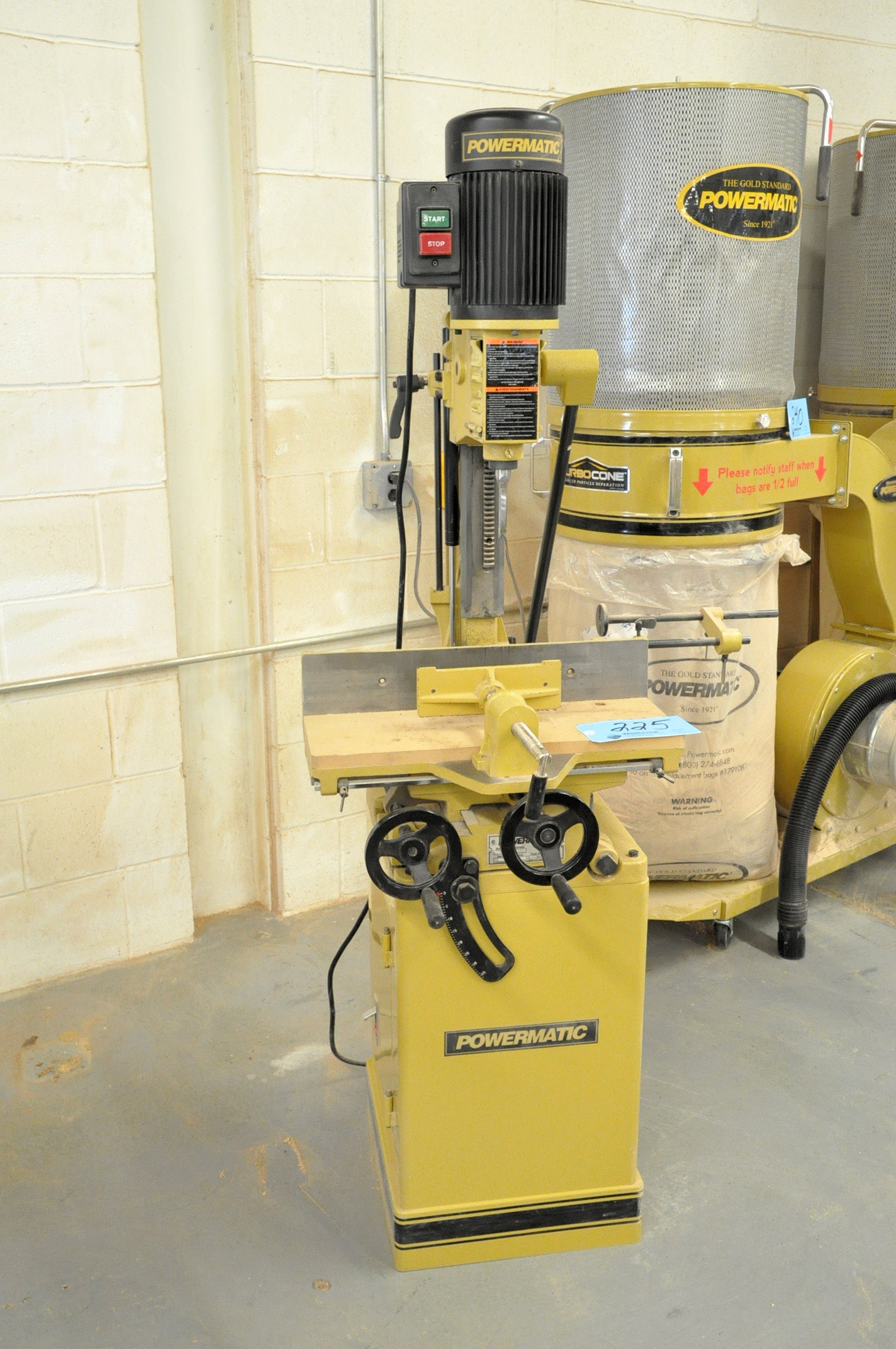 The 719T Tilt Table Mortiser features heavyduty cast iron construction