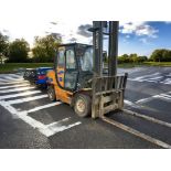 SAMSUNG SE45D DIESEL FORKLIFT TRUCK – 4.5 TON LIFT – LONG FORKS – FULL CAB
