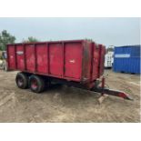 8-TON GRAIN/MUCK TRAILER – TWIN TIPPING RAMS