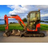 2018 KUBOTA U27-4 – 2.7 TONNE MINI EXCAVATOR