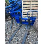 NEW PALLET FORKS WITH EURO 8 BRACKETS.