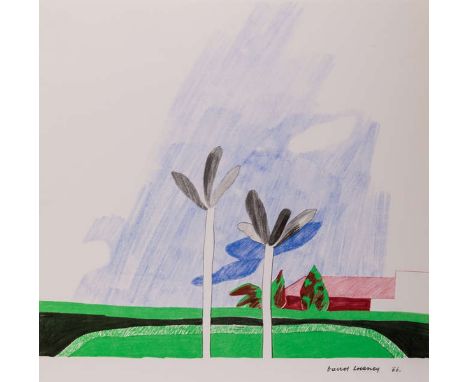 δ David Hockney (b. 1937)California SceneOffset lithograph printed in colours, 1966, published by Petersburg Press, New York,