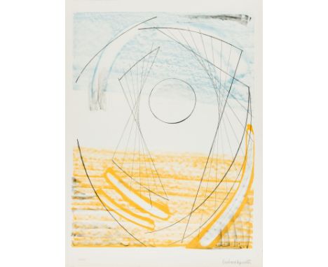 δ Barbara Hepworth (1903-1975)Porthmeor (from Twelve Lithographs)Lithograph printed in colours, 1969, signed in pencil, numbe