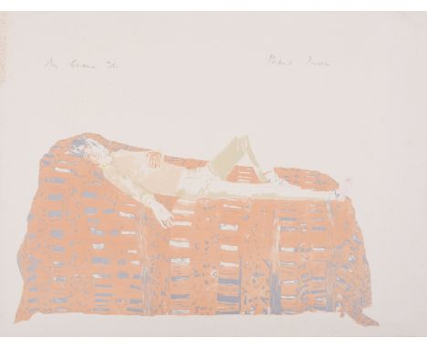 δ Patrick Procktor (1936-2003)My GardeniaLithograph printed in colours, 1969, signed and titled in pencil, numbered from the 