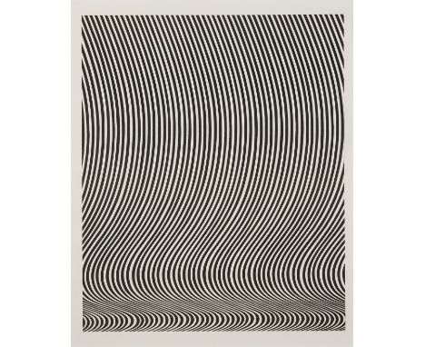 δ Bridget Riley (b.1931) (after)Untitled (Cover for Art International)Lithograph, 1965, signed, titled and inscribed c.1967 i