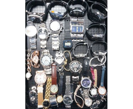 SELECTION OF LADIES AND GENTLEMEN'S WRISTWATCHES
including Timex, Diesel, Accurist, Casio, Storm, DKNY, Sekonda, Emporio Arma