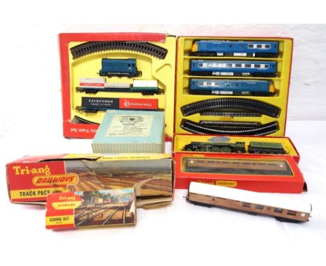 SELECTION OF TRI-ANG HORNBY MODEL RAILWAY SETS
to include The Blue Pullman and track set; The Freight Line and track set; LNE