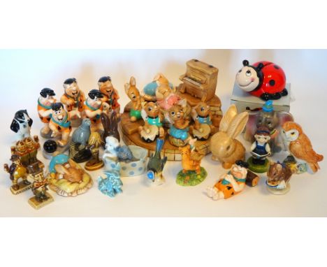 COLLECTION OF CERAMIC FIGURES AND ORNAMENTS
including Beswick, Crown Devon, Sylvac, Pendelfin, Carlton Ware, Hanna-Barbera an