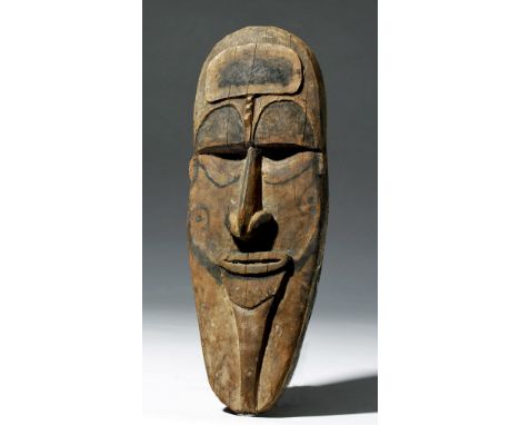 Papua New Guinea, Sepik River, perhaps from Iwam along the May River (East Sepik), mid-20th century CE. A long-faced, hand-ca