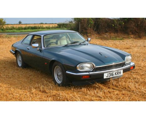 1991 Jaguar XJS Coupe, 3980 cc. Registration number J316 KRH. Chassis number SAJJNAED3EK180597. Engine number 9EPCNA151139. T