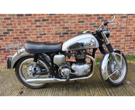 1958 Norton 99, 596 cc. Registration number RDN 215. Frame number N1478439. Engine number (see text 90158. Norton's 500cc twi