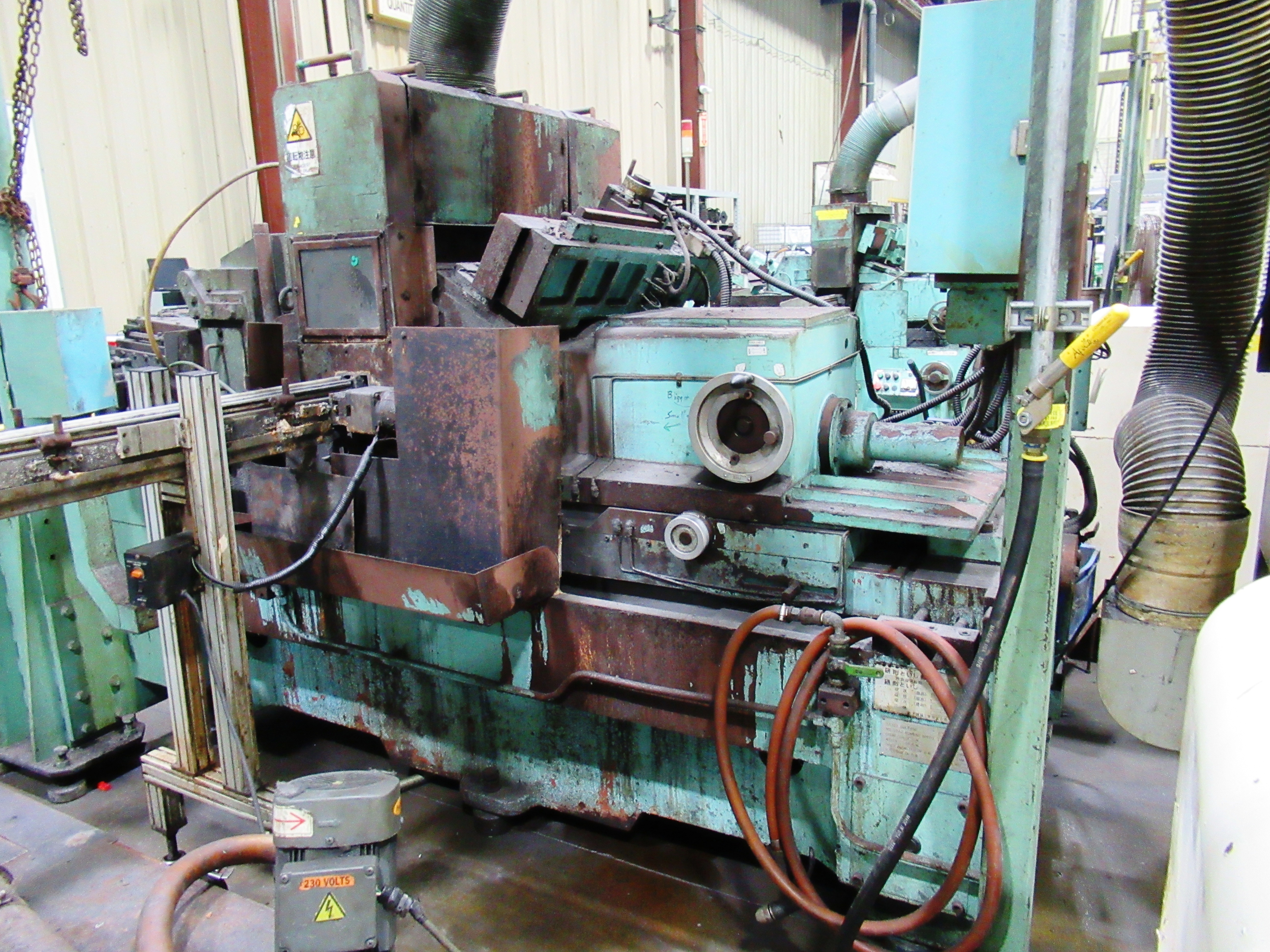 Koyo KC300 Centerless Grinder with 12'' Wide Grinding Wheel, Overwheel Dressers, Coolant