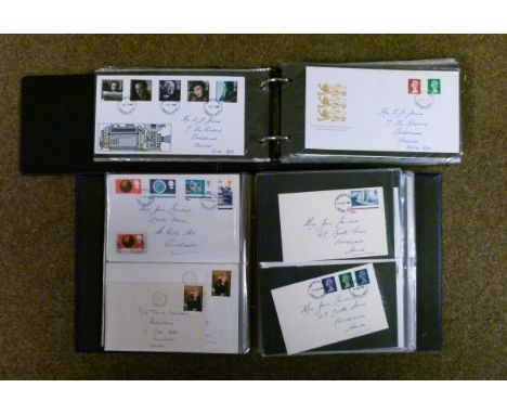 Stamps - Large collection of GB First Day covers in albums   Condition: 