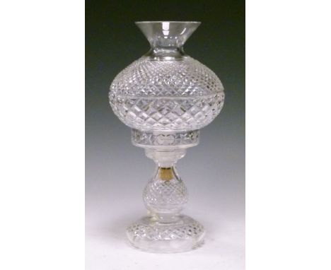 Waterford cut crystal table lamp and shade   Condition: 