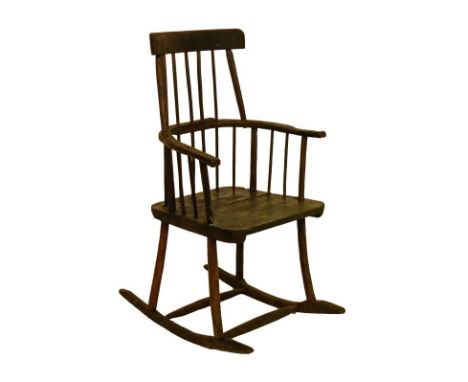 Rustic stick back rocking chair   Condition: 