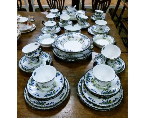 Royal Doulton H1790 pattern Art Deco design part tea service   Condition: 