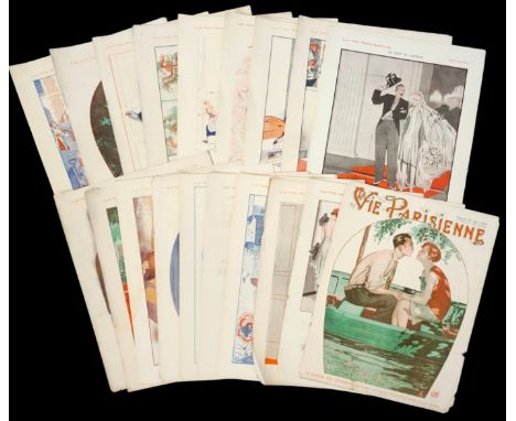 La Vie Parisienne print collection of approx 15 prints of La Vie Parisienne vintage magazine. Good condition. All autographs 