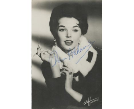 Dawn Addams signe 6x4 inch vintage black and white photo. Good condition. All autographs come with a Certificate of Authentic