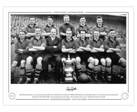 Autographed SAMMY SMYTH 16 x 12 Limited-Edition : Limited to just 75 Editions, this wonderful image depicts the 1949 FA Cup w