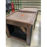 Lot - (2) Produce Display Fixture w/Pegboard Cavity, 36 in. x 36 in. x 33 in. (Located In: Aloha,