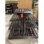 Lot - (2) Wood Rolling Bakery Fixture, 47 in. x 26 in. x 48 in. (Located In: Aloha, OR)