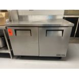 True Manufacturing Model: TWT-48-HC (S/N: 9380850), Work Top Refrigerator (Located In: Aloha, OR)