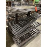 Lot - (1) Wood Rolling Bakery Fixture, 48 in. x 47 in. x 47 in. (Located In: Aloha, OR)