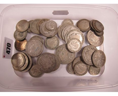 Three Pounds (Total Face Value) of Pre-1947 Silver Coins. 