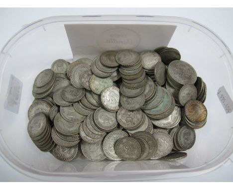 Fourteen Pounds and Sixty Pence (Total Face Value) of Pre-1947 Silver Coins. 