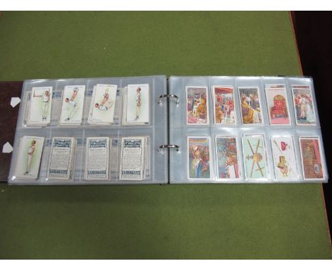 An Assortment of Cigarette and Non Tobacco Cards in an Album. Usually the cards aren't in sets but a few nice oddments here. 