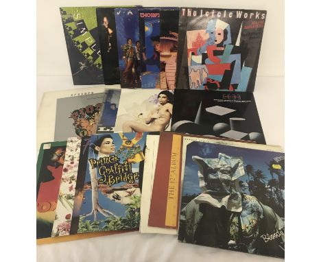 18 x LP and 12 inch records by 1970's and 80's bands and artists. To include: Prince, 10cc, Level 42, China Crisis and Howard