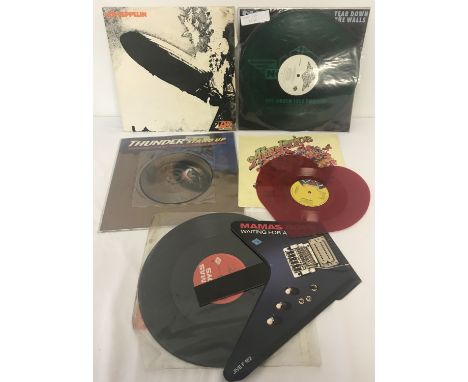 1969 Led Zeppelin album by Atlantic records. Together with 12" single "Waiting For A Miracle" by Mama's boys with cardboard g