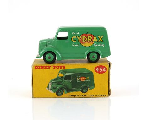 Dinky Toys 454 Trojan 15 CWT Van 'Cydrax', (boxed),