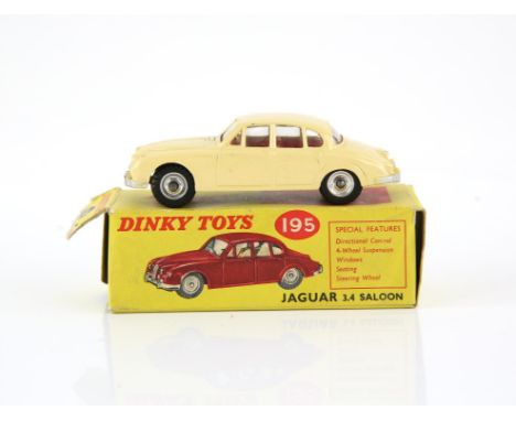 Dinky Toys 195 Jaguar 3.4 Saloon, (boxed),