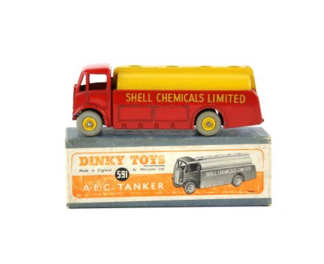 DInky Toys 591 AEC Tanker Shell Chemicals Limited, (boxed),