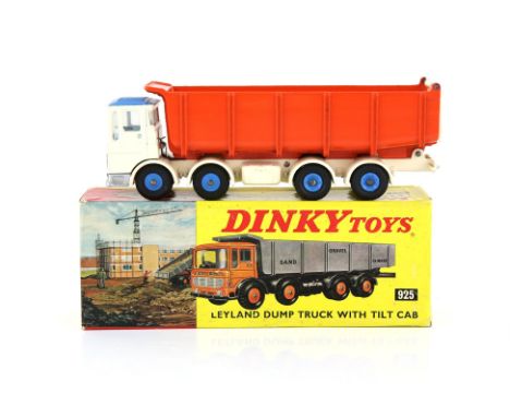 Dinky Toys 925 Leyland Dump Truck with Tilt Cab, (boxed),