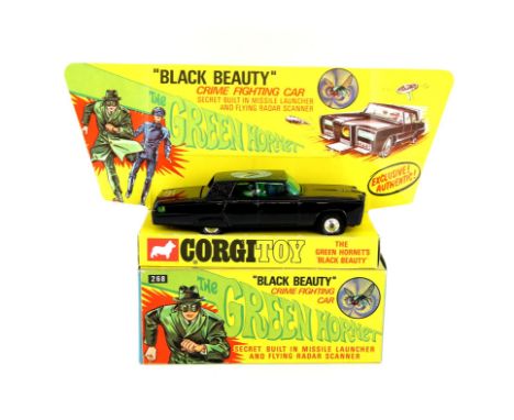 Corgi 268 The Green Hornet's 'Black Beauty', (boxed)Condition Report:  Outer box - dent and light wear along edges.It has 4 m