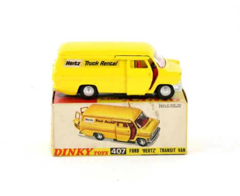 Dinky Toys 407 Ford 'Hertz' Transit Van, (boxed),