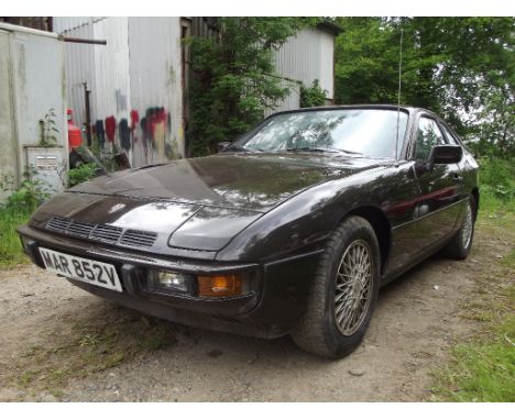 A 1980 Porsche 924 Turbo, registration number MAR 852V, mocha. Introduced in 1979, the high performance turbo version of Pors