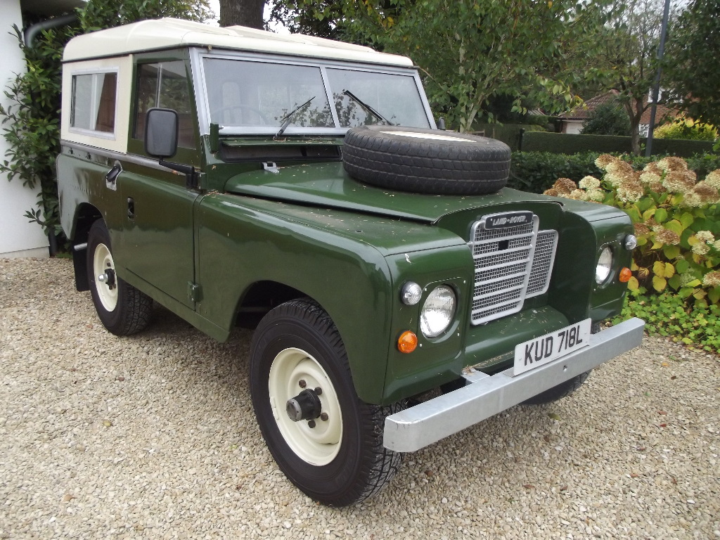 A 1972 Land Rover Series III 88 inch SWB, registration number KUD 718L ...